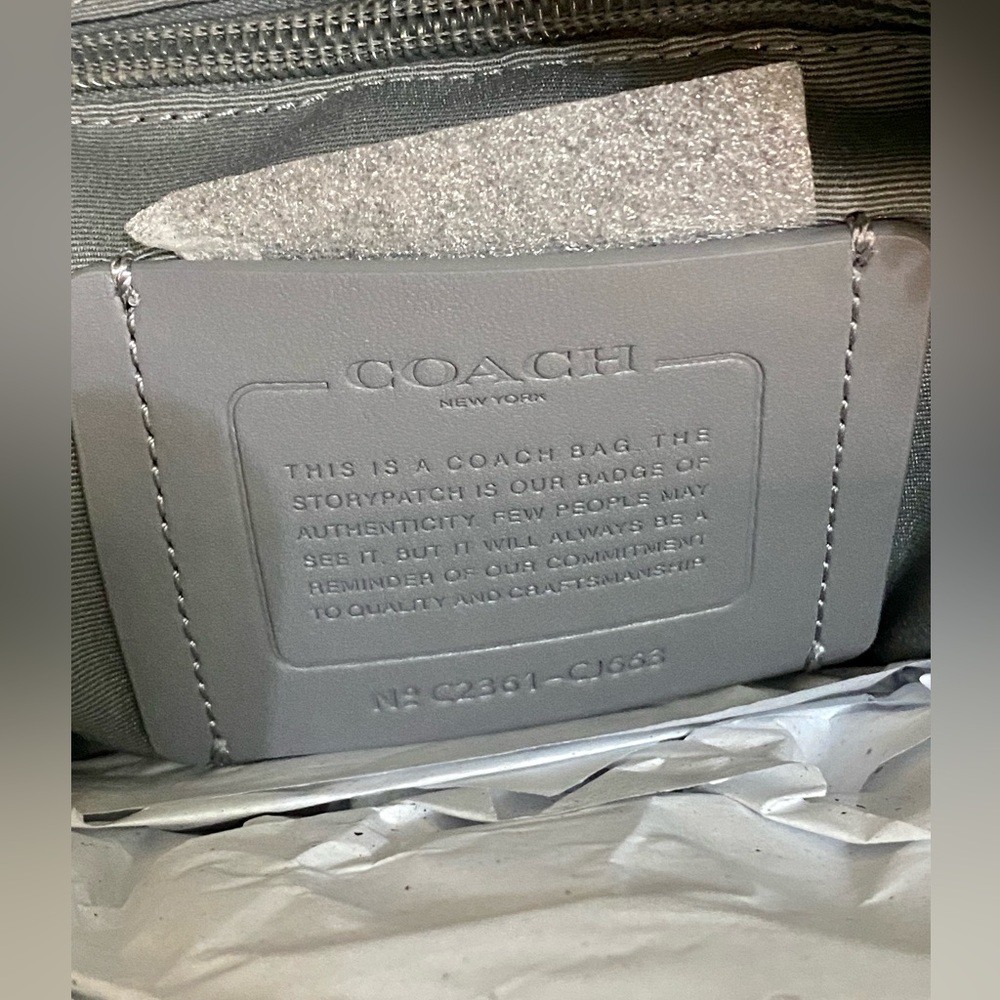 Men’s Coach Backpack Bum Track Pack Color Block Bag White C Monogram NWT - Picture 10 of 13